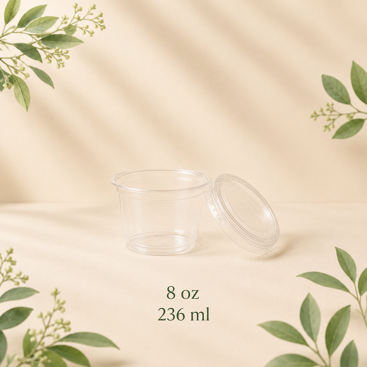 Barquette alimentaire transparente de différentes tailles