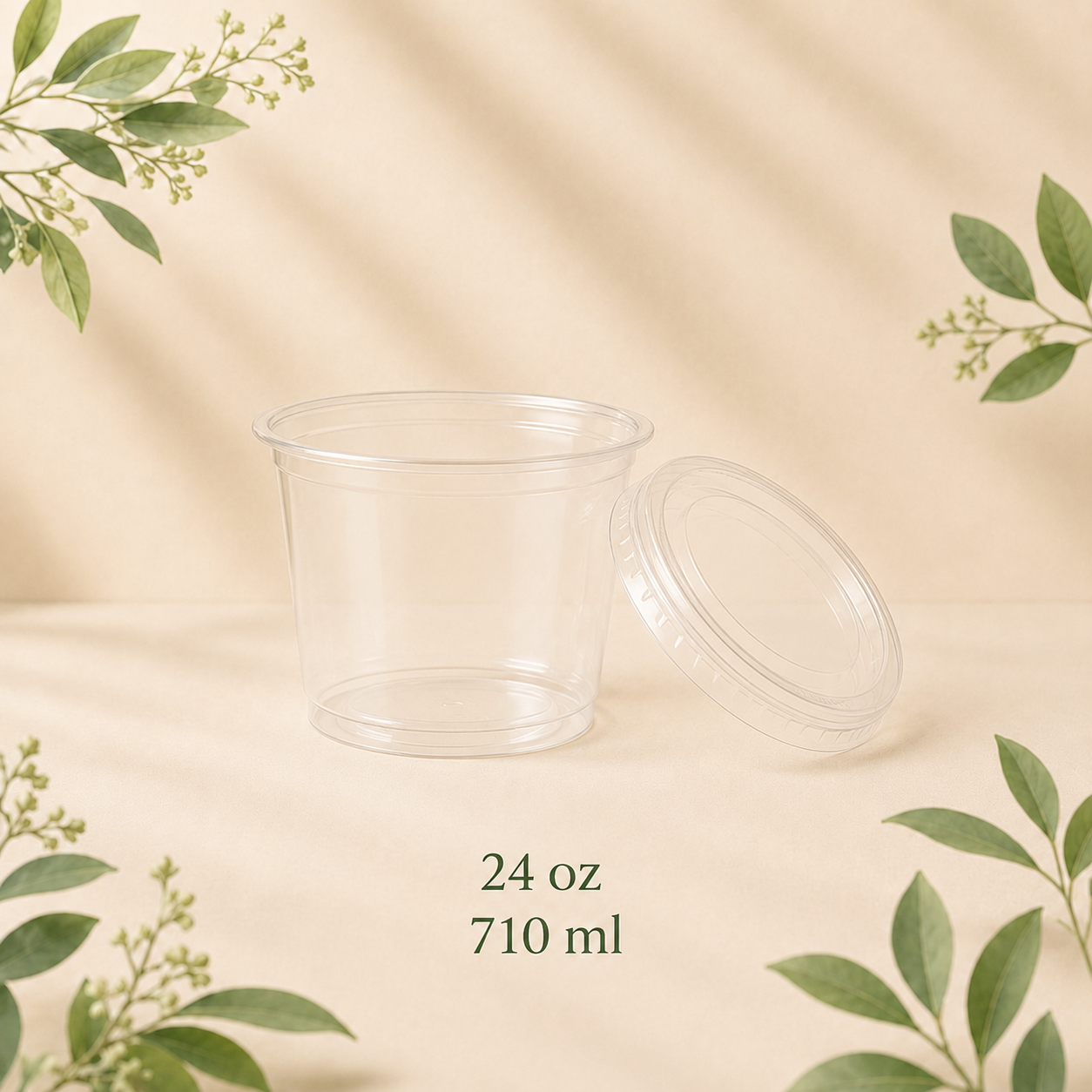 Barquette alimentaire transparente de différentes tailles