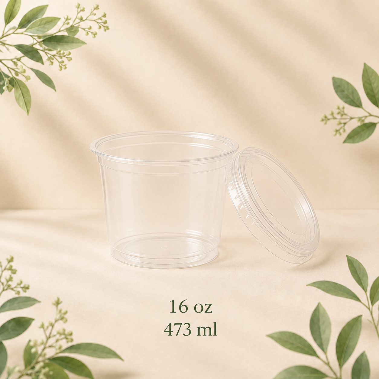 Barquette alimentaire transparente de différentes tailles